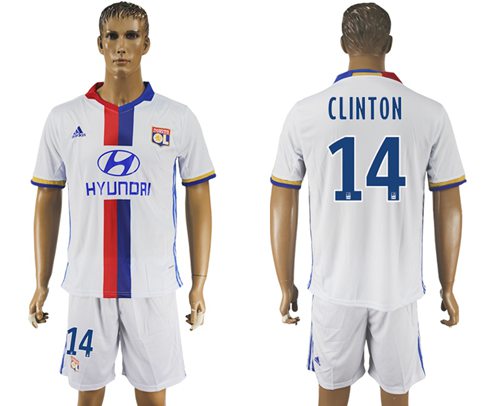 Lyon #14 Clinton Home Soccer Club Jersey - Click Image to Close